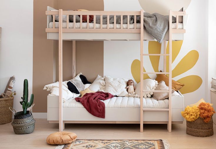 2 TABOURETS POUR ENFANT EN BOIS - NATUREL - CHAMBRE D'ENFANTS