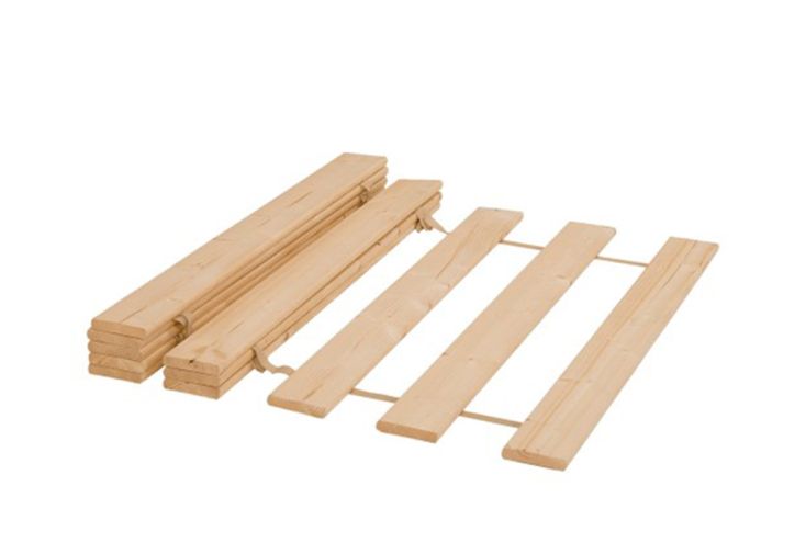 Sommier déroulable 12 lattes en bois – 90 x 200 cm