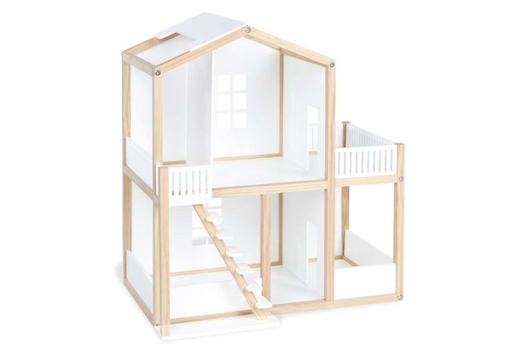 Maison de Poupees en Bois Blanche Ida Pinolino