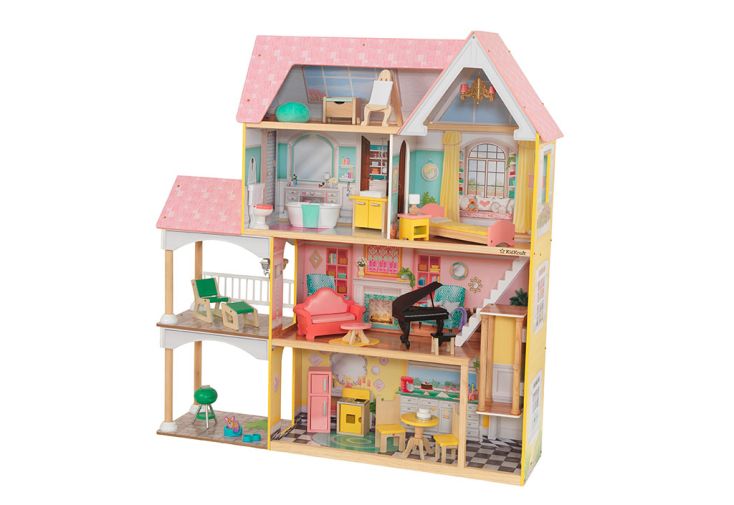 Maison de Poupées Bois Kidkraft Lola Mansion 1,35 m + Accessoires - Kidkraft