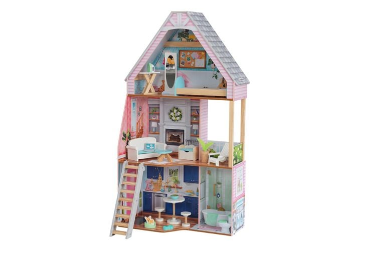 Maison de Poupées Bois Kidkraft Matilda 1,15 m + Accessoires - Kidkraft