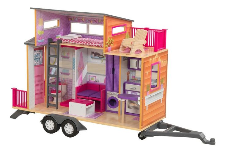 Maison de Poupées en Bois Mobil-home Teeny House 60 cm