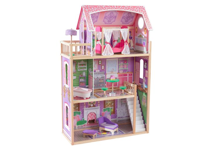 Maison de Poupées en Bois Kidkraft Ava + 10 Accessoires – 110 cm  