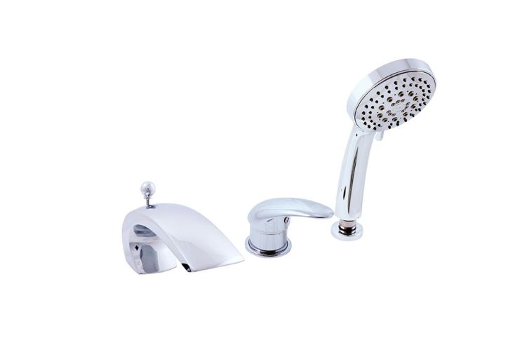 Mitigeur Baignoire avec Cascade en Chrome Danube D472.S