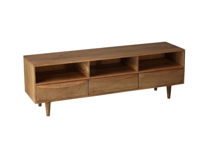 Meuble TV en bois de manguier 40 x 150 x 50 cm – Barjac
