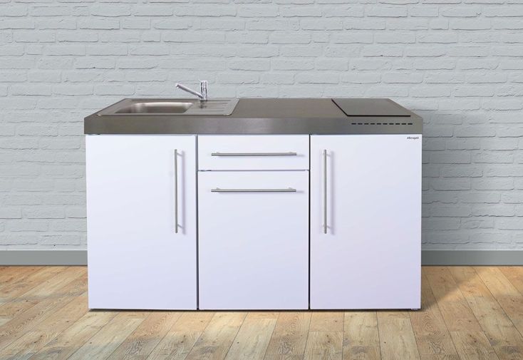 Mini-Cuisine avec Frigo et Vitrocéramique MP150 Blanche