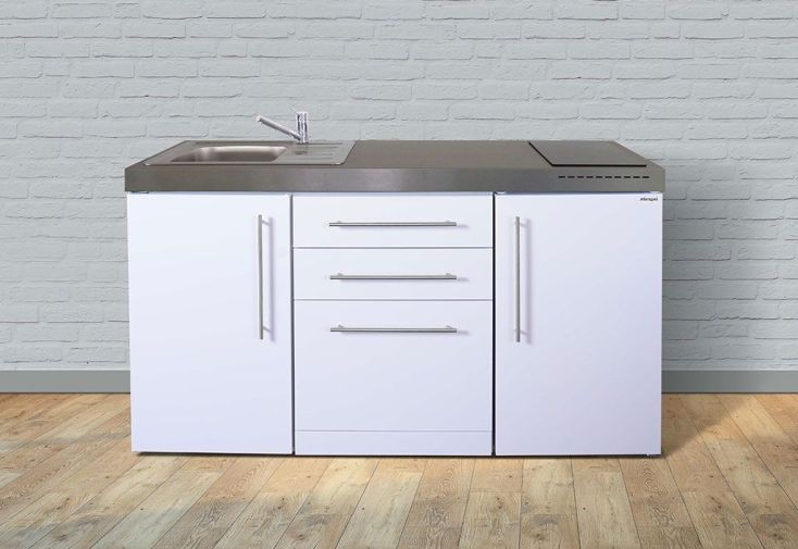 Mini-Cuisine avec Frigo, Lave-Vaisselle et Vitrocéramiques MPGS160 Blanche