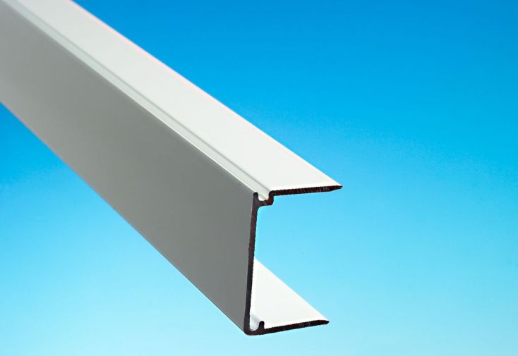 Profil obturateur en aluminium pour polycarbonate 16 mm - 125 cm