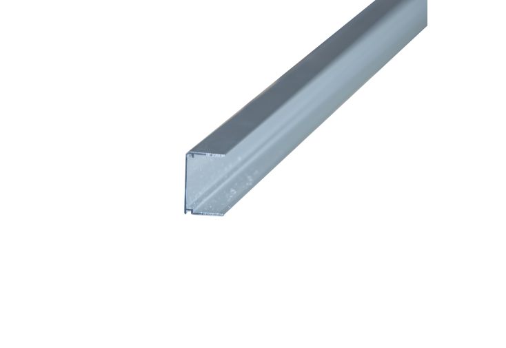 Profil obturateur en aluminium pour polycarbonate 32 mm - Brut 125 cm