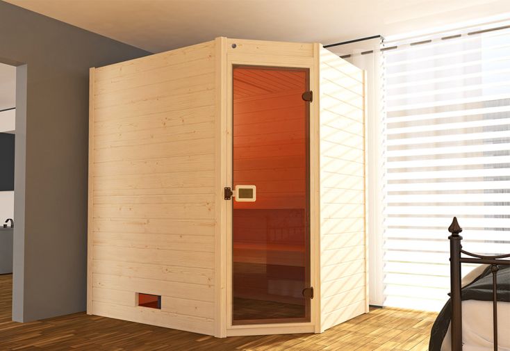 Sauna traditionnel en angle 172 x 189 cm - Oland