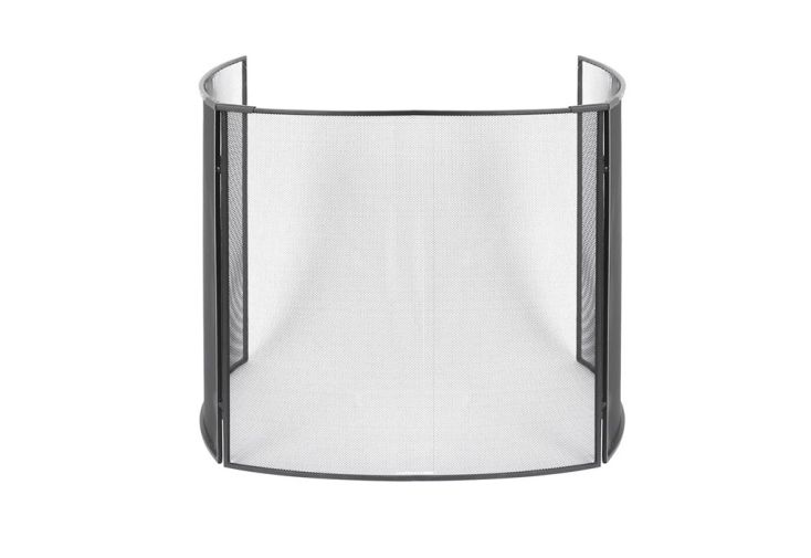 Pare-feu pour poêle en acier Vogue – 91 x 75 x 76 cm