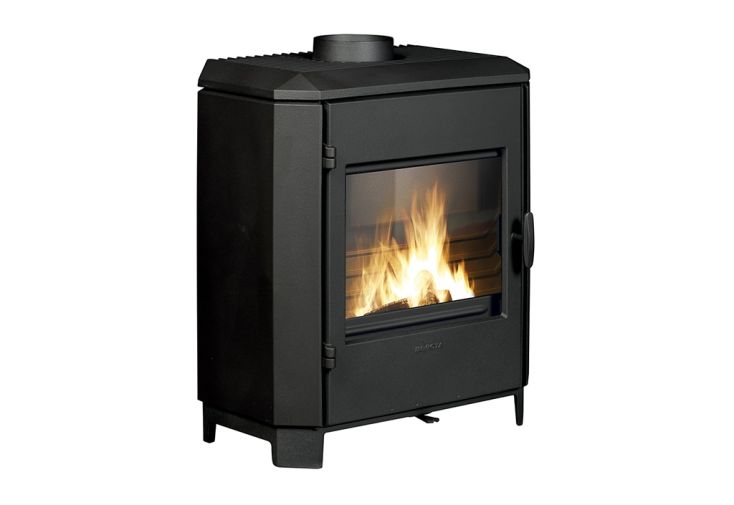 Poêle à bois en fonte double combustion Carolo 8 kW - Invicta