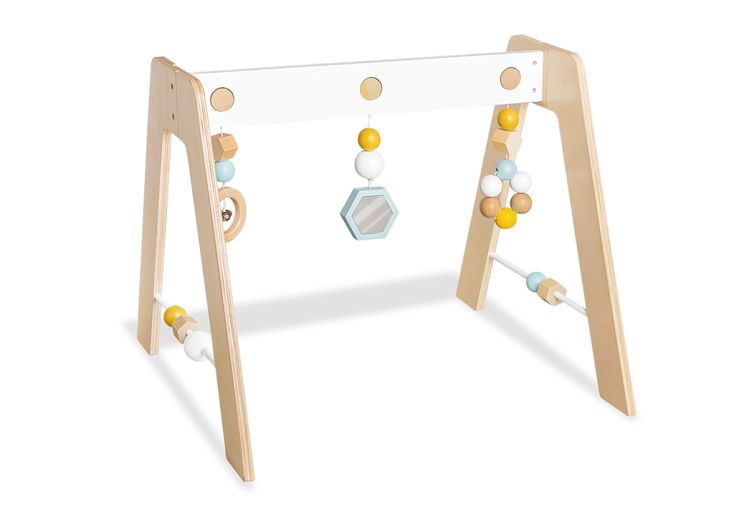 Portique En Bois Pour Bebe Arche D Eveil Josi Pinolino