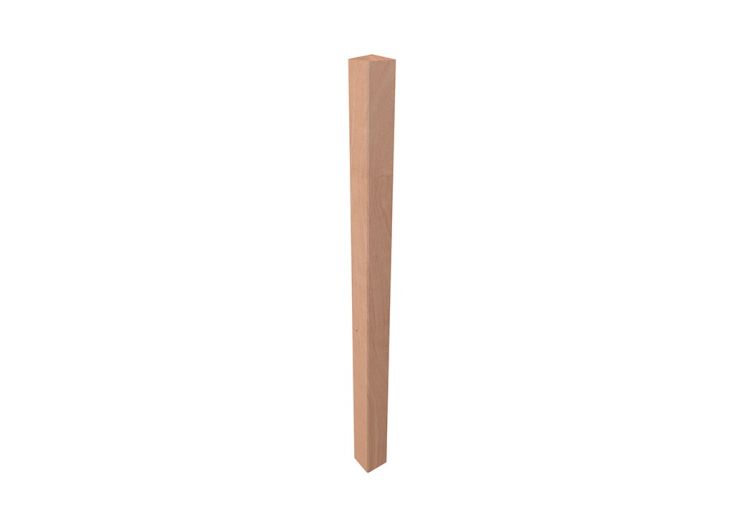 Poteau pour garde-corps intérieur en bois Hecto
