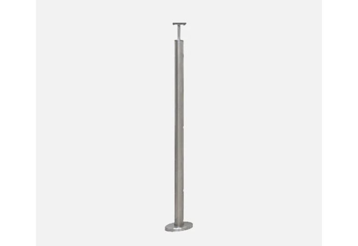 Poteau pour garde-corps intérieur ou extérieur en inox Inoca