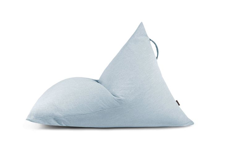 AZUR Coussin de jardin repose-tête noir