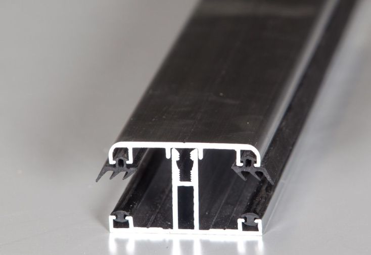 Profil T de jonction + capot pour polycarbonate 16 mm - Brut sur mesure
