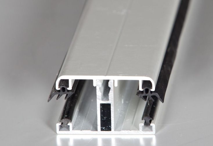 Profil T de jonction + capot pour polycarbonate 32 mm - Blanc sur mesure