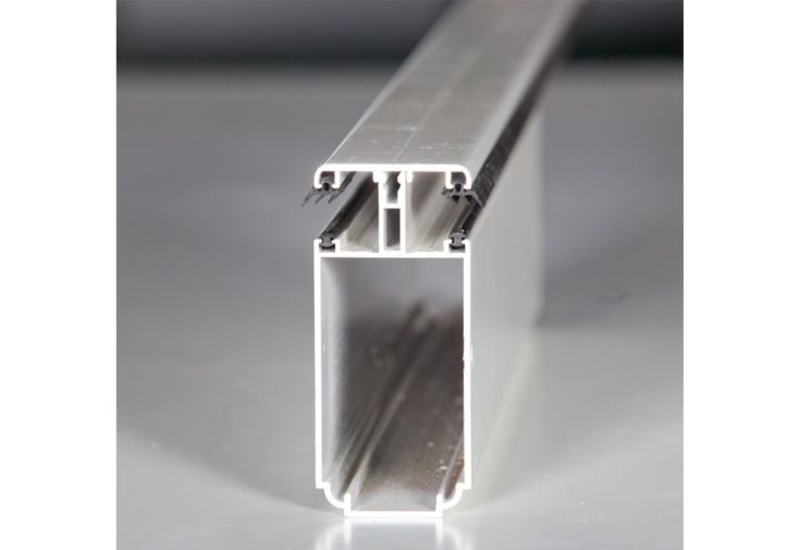 Profil porteur de jonction Tub 121 polycarbonate 32 mm - Blanc sur mesure