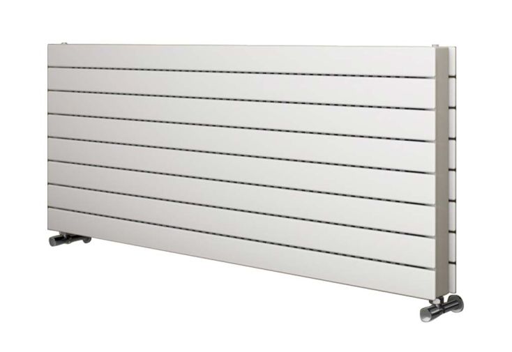 Radiateur à Eau Chaude en Acier Plain - Horizontal Double