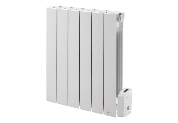 Radiateur électrique à inertie fluide caloporteur, indicateur de