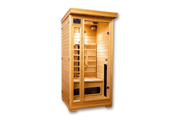 Sauna Infrarouge en Bois de Hemlock 1 Personne Arawa 