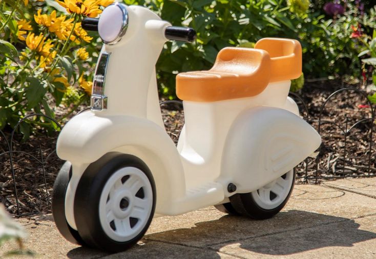 Porteur enfant scooter en plastique - 74,9 x 48,3 x 20,3 cm