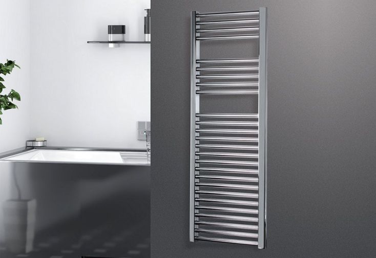 Radiateur sèche-serviettes à eau chaude en acier - Zeta T