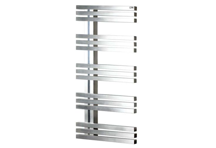 Radiateur sèche-serviettes électrique en inox 400 W - Alias - Zeta