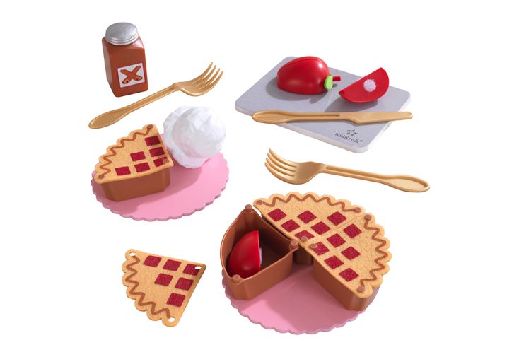 Kit de dinette pour enfants tarte aux pommes 20 pièces