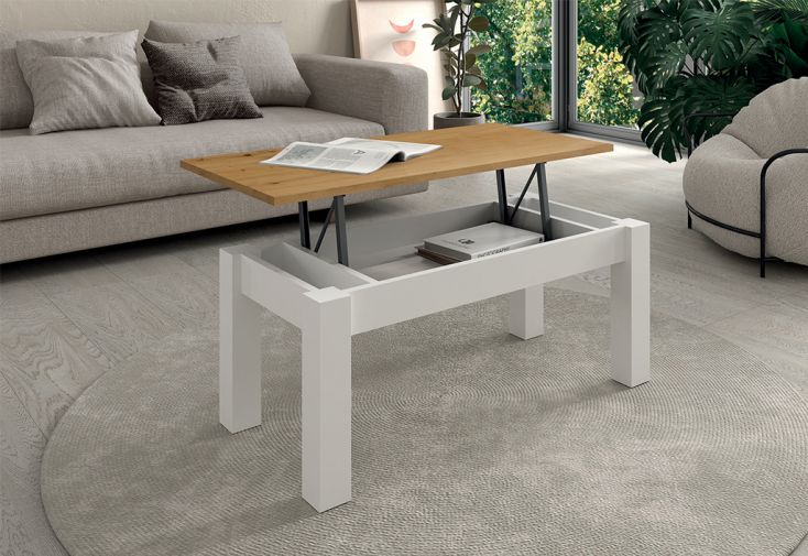 Table basse relevable en bois Aura.2 – 42 à 57 cm - Ramis