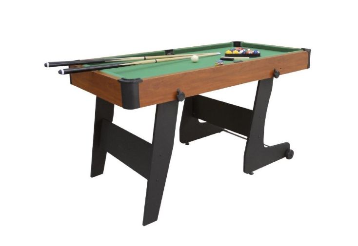 Billard pliable en bois - 76 x 152 x 78 cm