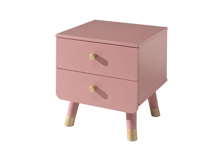 Table de chevet pour chambre d’enfant Billy rose