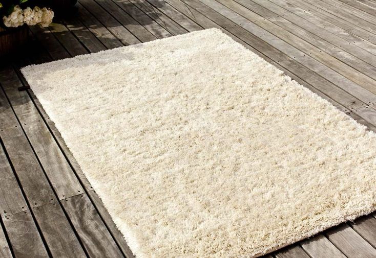 Tapis en Laine de Nouvelle-Zélande Rya Crème (2 Tailles)