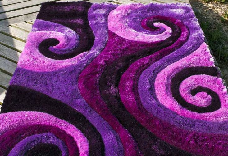 Tapis en Polyester 3D Adamastor (140x200 - 170x240 - 200x300cm)