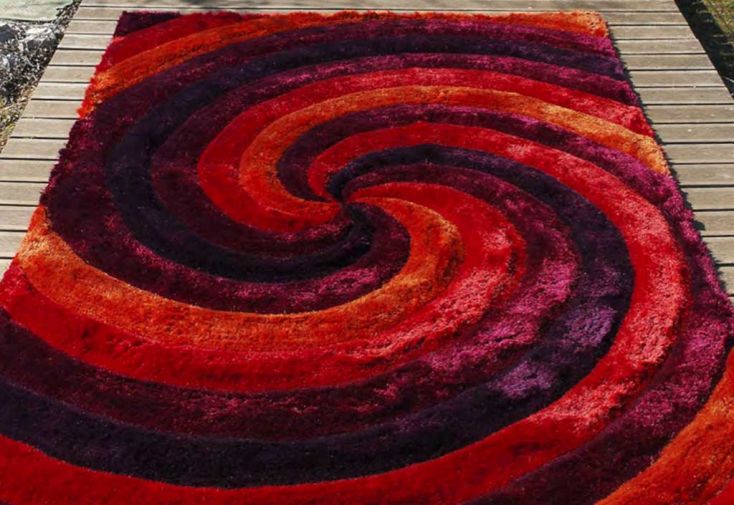 Tapis en Polyester 3D Ciclone (140x200 - 170x240 - 200x300cm)