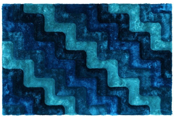 Tapis en Polyester et Coton Waves (3 Tailles)