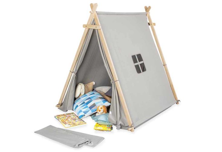 Tipi enfant en coton et bois de pin – Noah