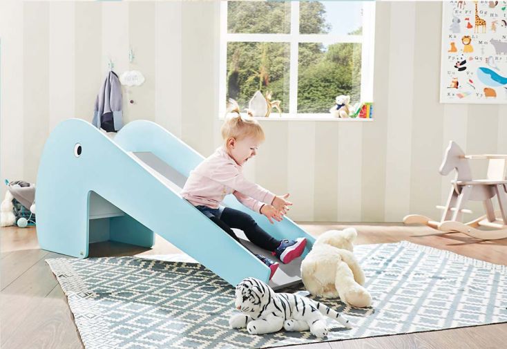 Toboggan intérieur en bois pour bébé - 155 cm - Pinolino