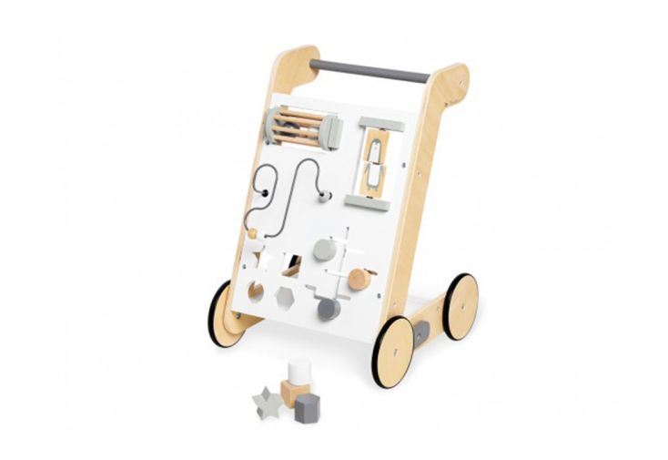 Chariot d’activité pour enfant en bois – Tino