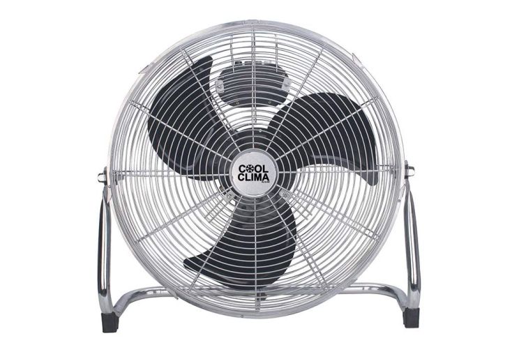 Ventilateur de sol métallique 25 cm 50 W