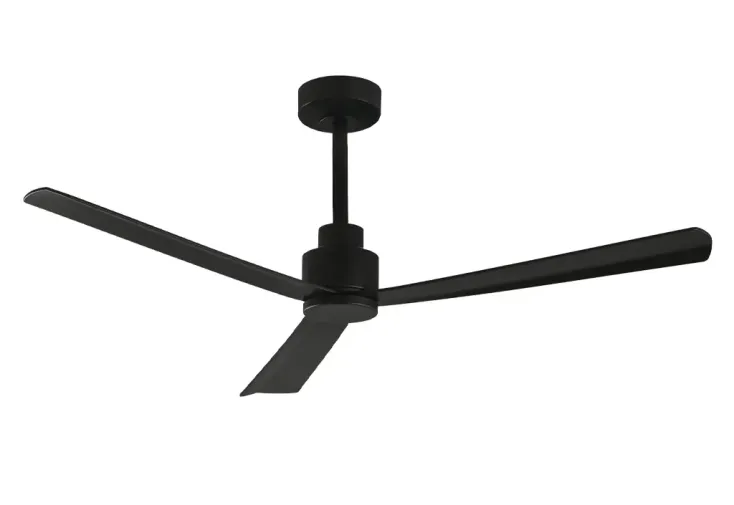 Ventilateur de plafond Ø132 cm + télécommande - Gregal noir