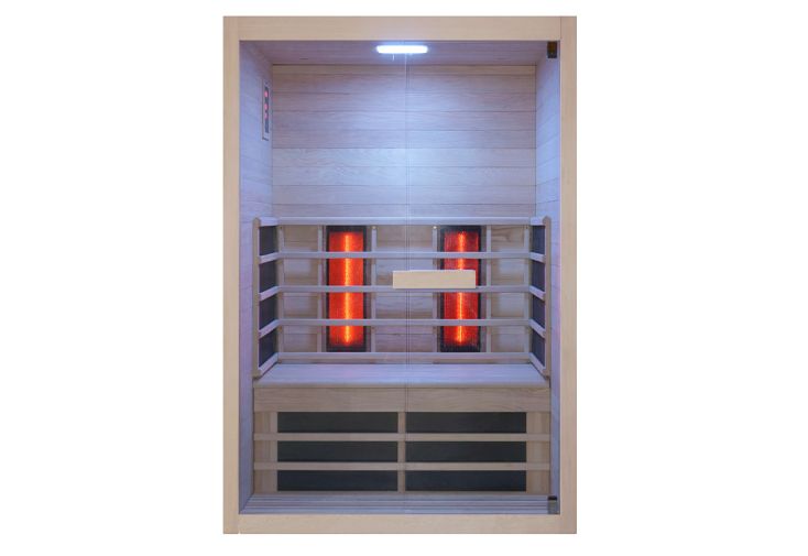 Sauna infrarouge en bois d’épicéa 2 places - Venus Vital