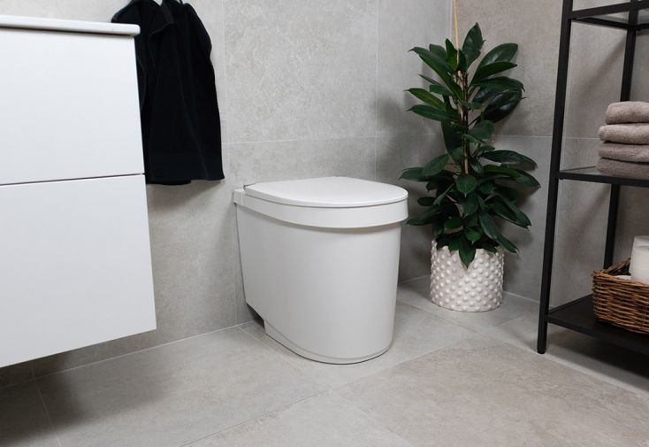 Toilettes sèches à séparation Tiny – 49,7 x 39, 8 cm