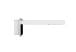Applique Murale LED pour Salle de Bain Rendl Light Studio Paragna Chrome Vue de Côté