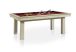 billard américain en bois avec drap rouge marque René Pierre