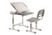 Bureau Enfant en Métal, Plastique et Bois Comfortline Gris