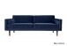 Canapé 3 places en velours Wind Velvet bleu marine