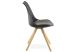 Chaise Kokoon Design Tolik Noir Vue de Profil