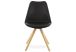 Chaise Kokoon Design Tolik Noir Vue de Face
